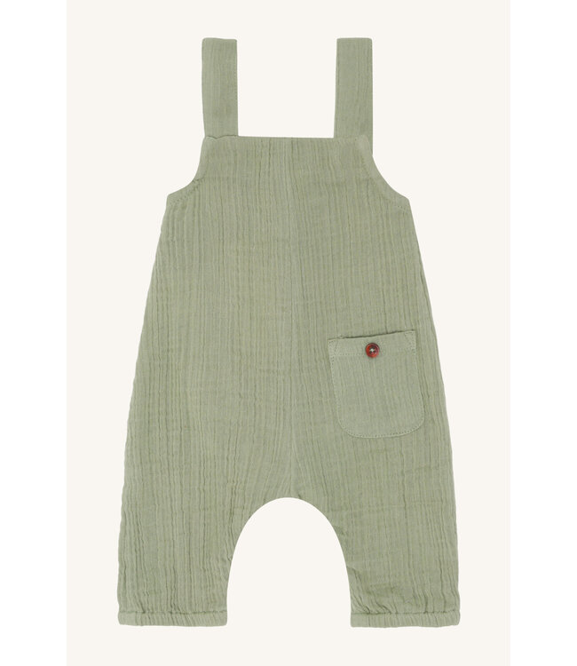 Hust and Claire Latzhose aus Bio Musselin Melik - light green