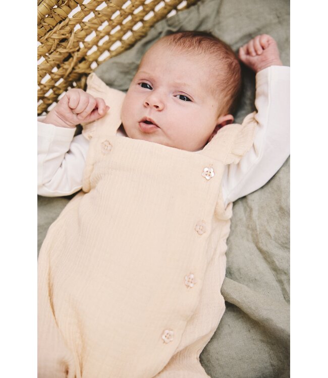 Hust and Claire Latzhose aus Bio Musselin Melik - Quartz