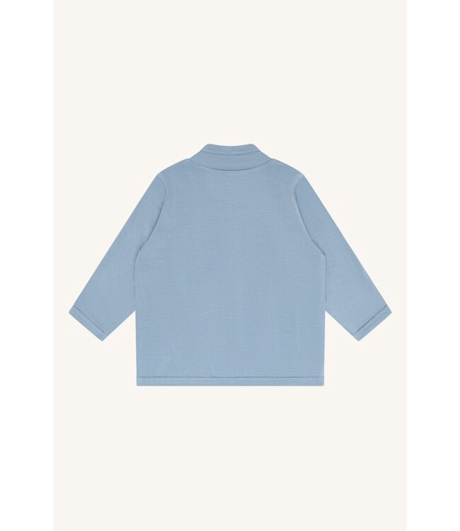 Hust and Claire Curd Cardigan - Bambusviskose Light blue