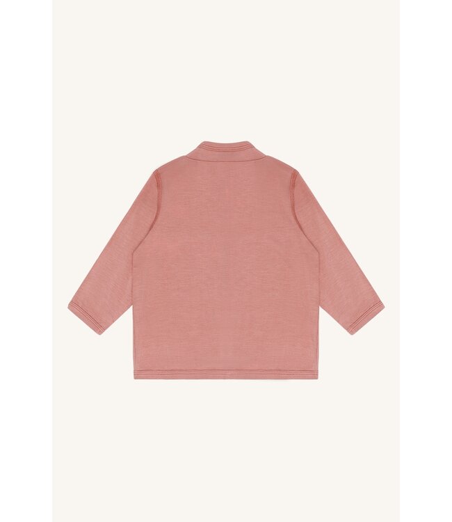 Hust and Claire Curd Cardigan - Bambusviskose old rosie