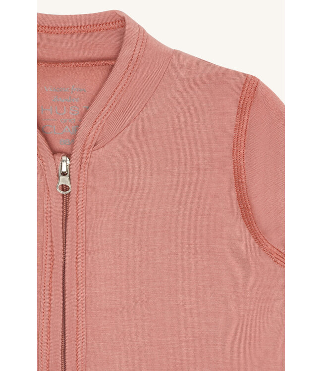 Hust and Claire Curd Cardigan - Bambusviskose old rosie