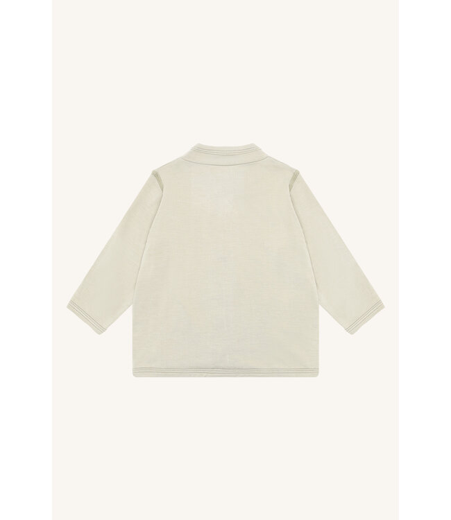 Hust and Claire Curd Cardigan - Bambusviskose green stone