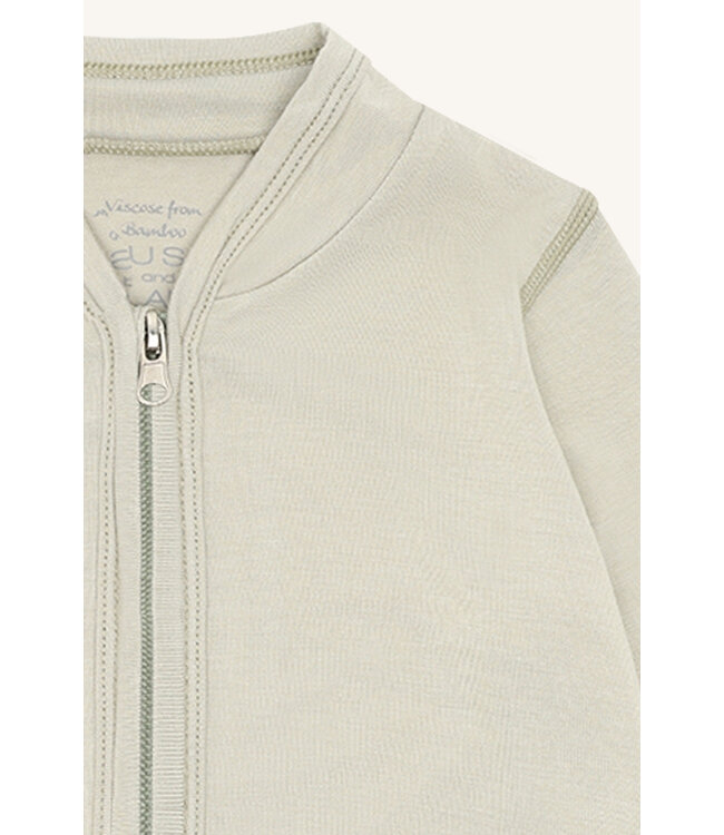 Hust and Claire Curd Cardigan - Bambusviskose green stone