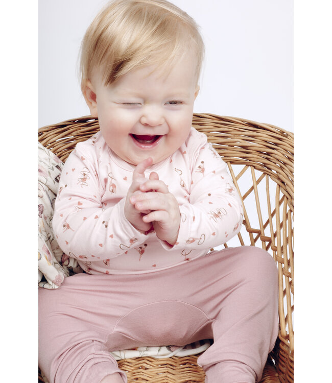 Hust and Claire Gusti Baggy Hose Bambusviskose dusty rose