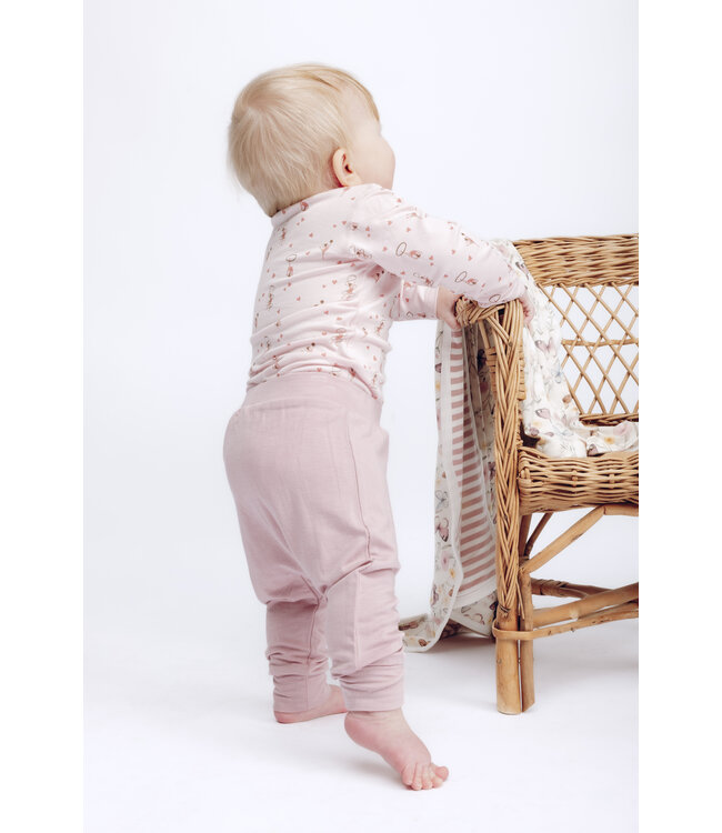 Hust and Claire Gusti Baggy Hose Bambusviskose dusty rose