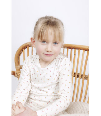 Hust and Claire Langarmshirt Bambusviskose Vintage Blümchen