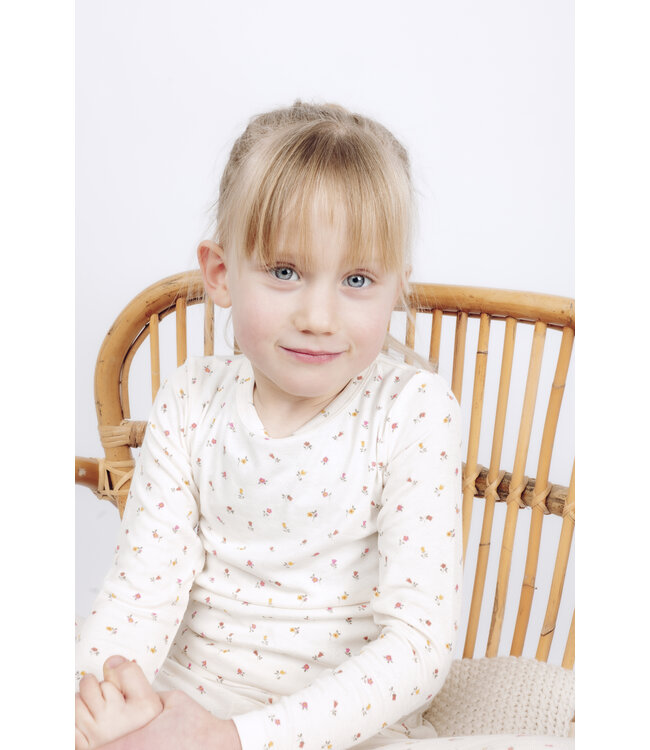 Hust and Claire Langarmshirt Bambusviskose Vintage Blümchen