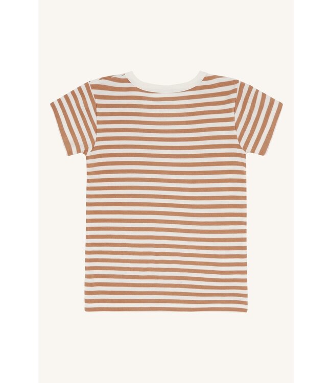 Hust and Claire Austin Shirt kurzarm Bambusviskose gestreift - Sunburn