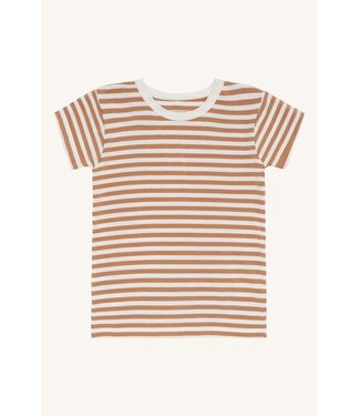 Hust and Claire Austin Shirt kurzarm Bambusviskose gestreift - Sunburn