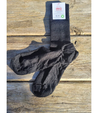 Hirsch Natur Herrensocke Luxor 100 % Merinowolle - Business