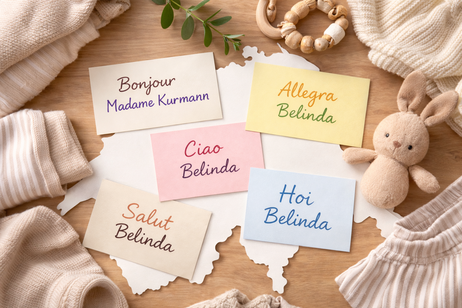 Bonjour Madame Kurmann oder Hoi Belinda!