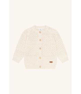 Hust and Claire Strickjacke Cuno aus Bambusviskose/Baumwolle - sandshell