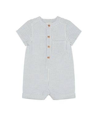 Fixoni Strampler kurarm aus leichter Biobaumwolle - mountain spring