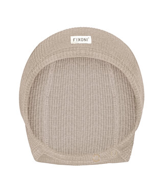 Fixoni Babymütze - Babyhäubchen Tencelmix - beige melange