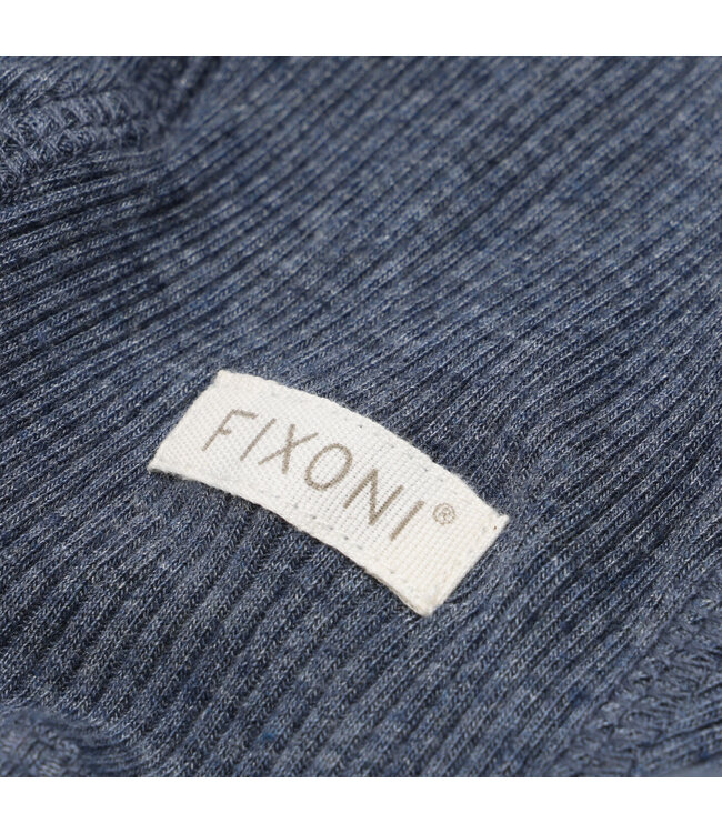 Fixoni Babymütze - Babyhäubchen Tencelmix - vintage indigo mountain