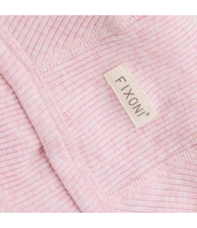 Fixoni Babymütze - Babyhäubchen Tencelmix - bleached mauve melange