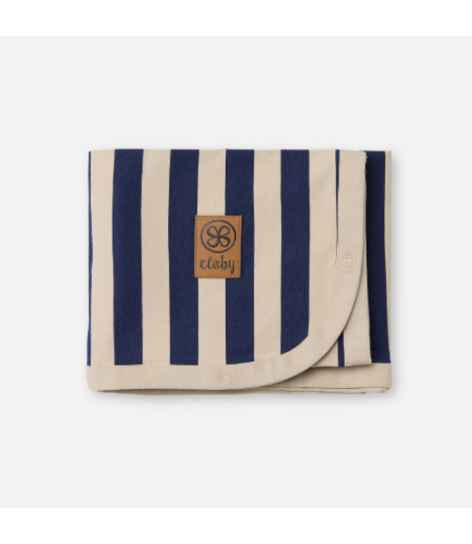 Cloby UV-Decke Navy Sandy Stripe UPF 50+