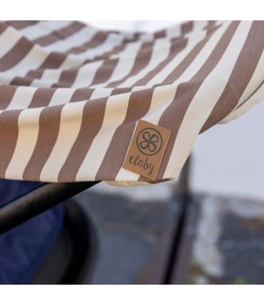 Cloby UV-Decke Peanut Sandy Stripe UPF 50+