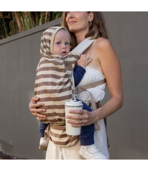 Cloby UV-Decke Peanut Sandy Stripe UPF 50+