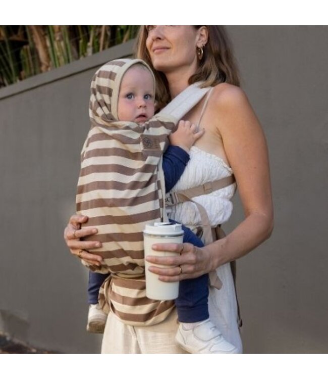 Cloby UV-Decke Peanut Sandy Stripe UPF 50+