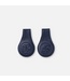 Cloby Magnetclips aus Leder Navy Blue