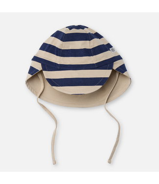 Cloby Sonnenhut UPF 50+ Navy Sandy Stripe