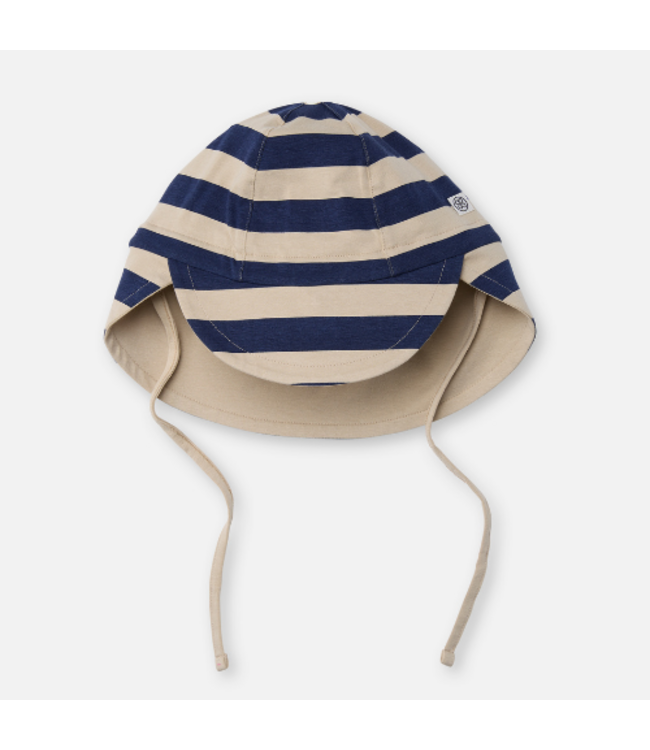 Cloby Sonnenhut UPF 50+ Navy Sandy Stripe