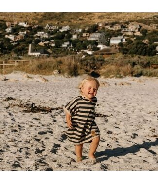 Cloby UV-Poncho Navy Sandy Stripe