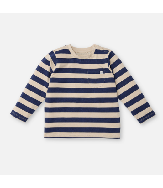 Cloby UV Langarmshirt UPF 50+ Navy Sandy Stripe