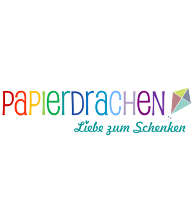 Papierdrachen Fädelset aus Holz zu Ostern