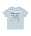 Daily7 T-shirt Italian Streets mit Rückenprint - Celestial Blue