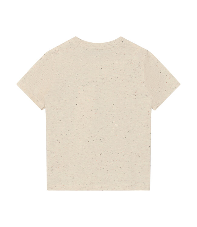 Daily7 T-shirt Nappy Print Sandshell für Kinder