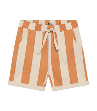 Daily7 Shorts Big Stripe aus Biobaumwolle - Sandstone