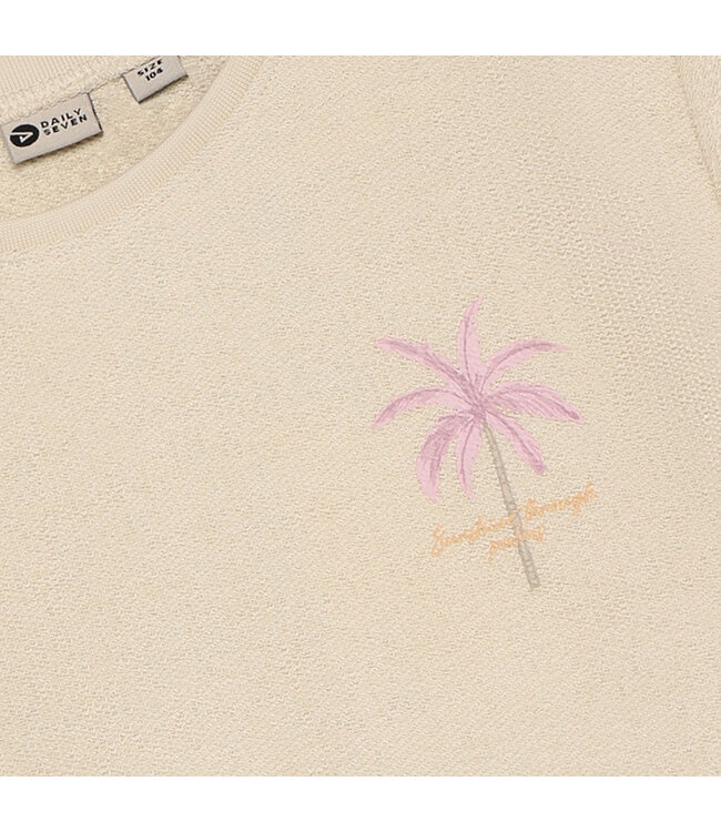 Daily7 T-shirt Backprint Sandshell für Babys und Kinder