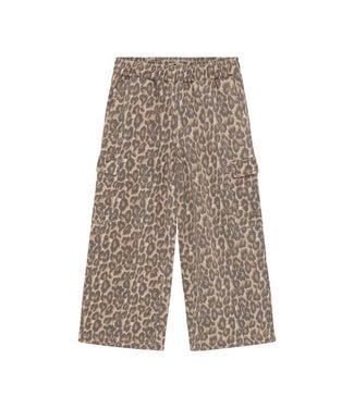 Daily7 Cargohose breit mit Animalprint