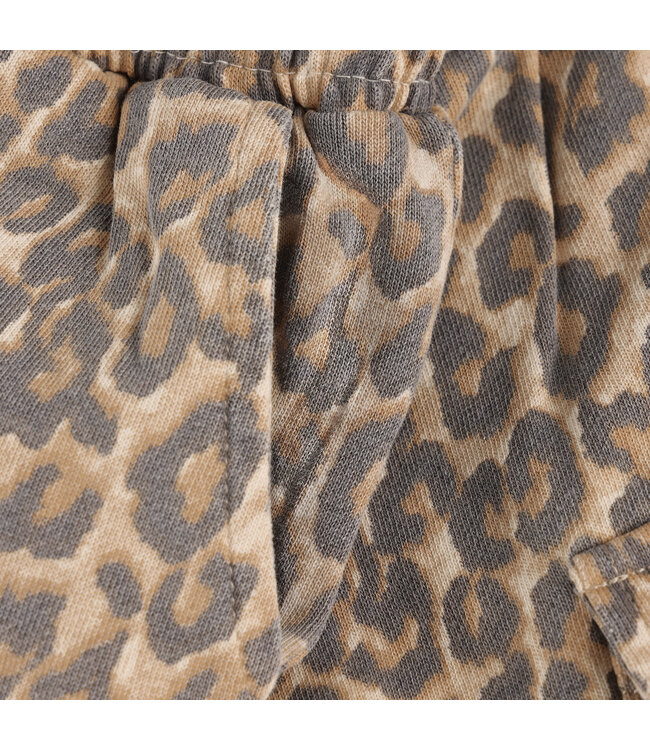 Daily7 Cargohose breit mit Animalprint