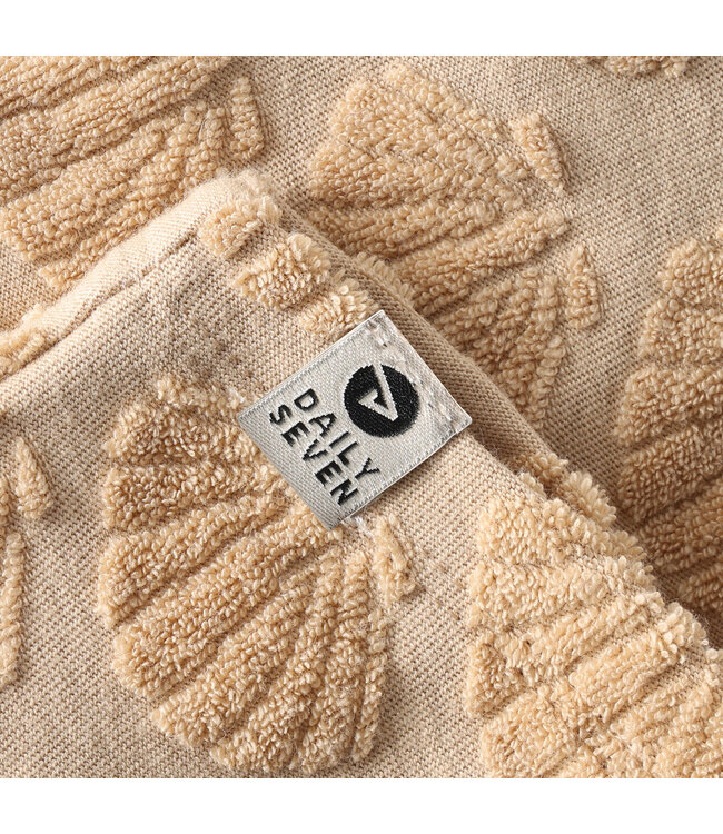Daily7 Terry Shorts mit Muscheln - Latte Sand