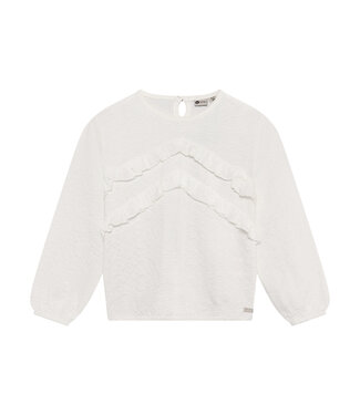 Daily7 T-shirt Longsleeve Backprint Egret