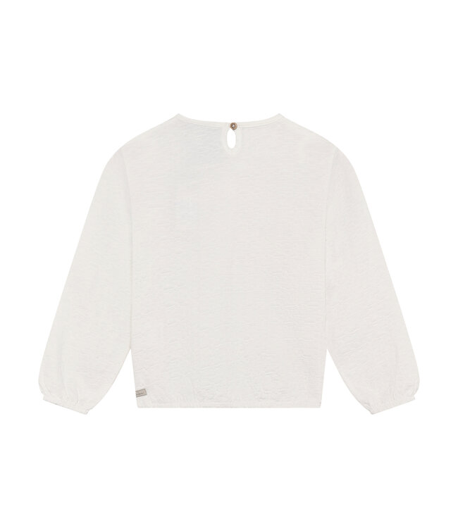 Daily7 T-shirt Longsleeve Backprint Egret