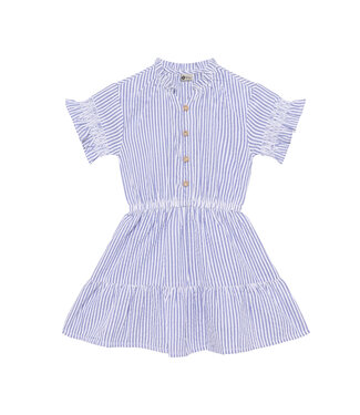 Daily7 Daily7 Dress Stripe Ruffle Lolite