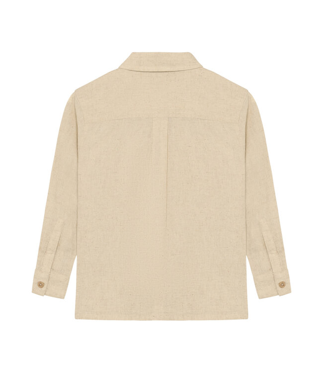 Daily7 Daily7 T-shirt Longsleeve Ruffle Reed Yellow