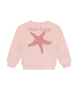 Daily7 Daily7 Sweater Backprint Silver Pink