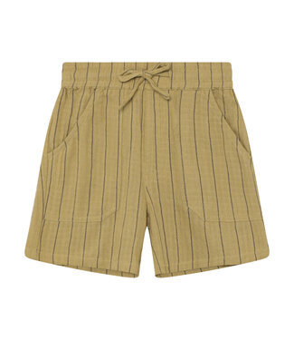 Daily7 Shorts Small Stripe Pale Olive Green