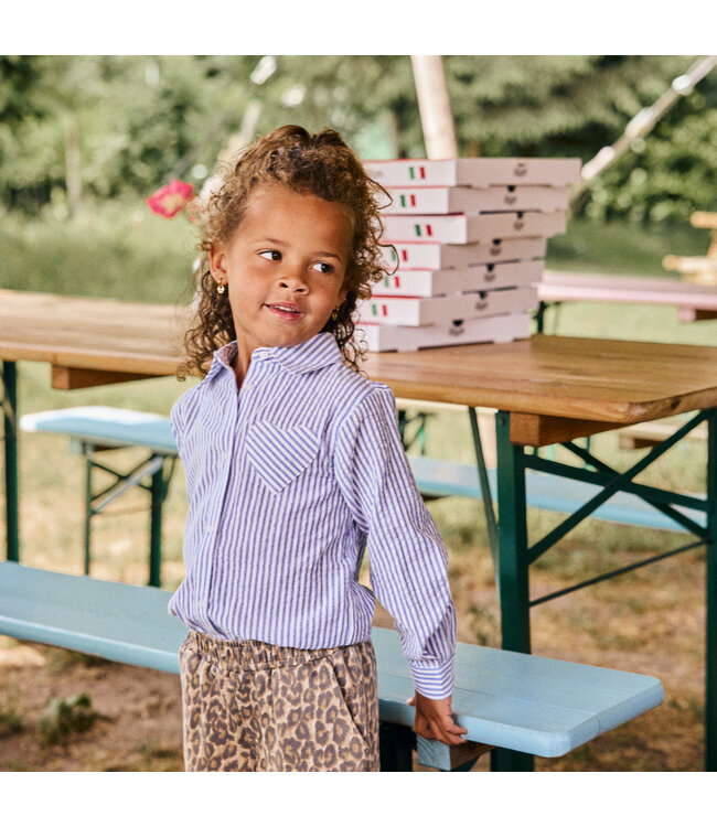 Daily7 Cargohose breit mit Animalprint