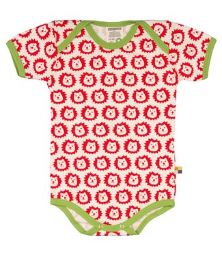 Loud and Proud Body kurzarm Löwe - Biobaumwolle