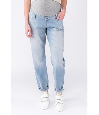 love2wait Jeans Norah 32 Mom Fit Schwangerschaft light wash