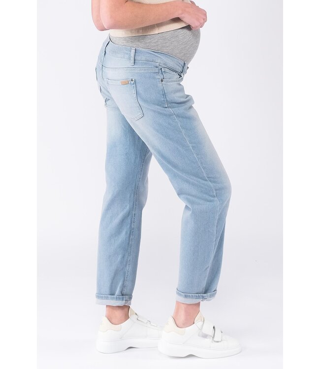 love2wait Jeans Norah 32 Mom Fit Schwangerschaft light wash