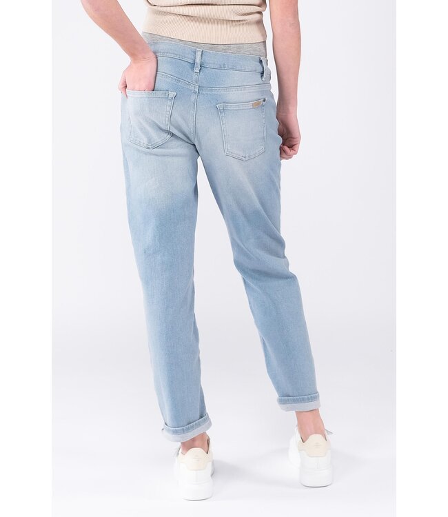 love2wait Jeans Norah 32 Mom Fit Schwangerschaft light wash