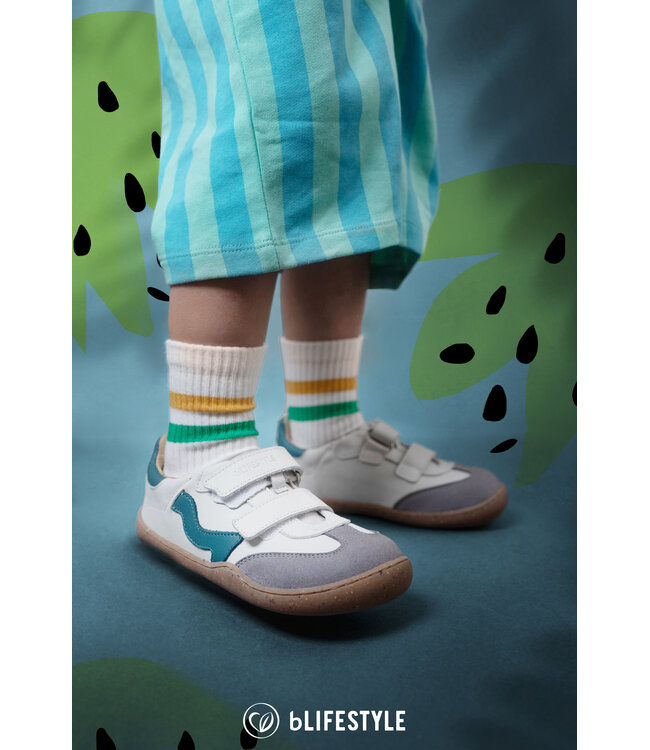 bLifestyle Barfuss Sneaker wildbieneSTYLE petrol