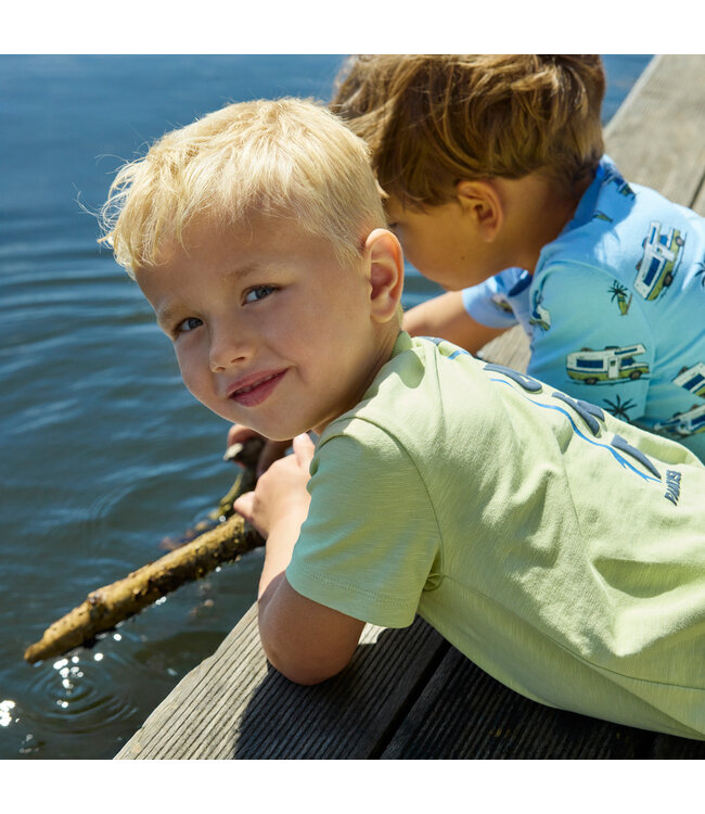 Minymo T-Shirt Camping Biobaumwolle - polaris star